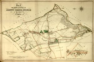 1589 Map of Dulwich