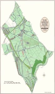 1701 Map of Dulwich