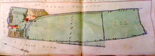 [Plan of Hall Place Estate, 1811]